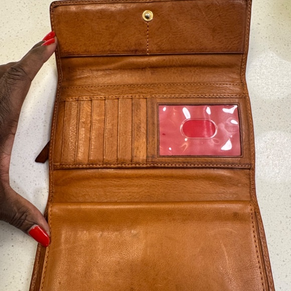 Dooney Bourke Brown/Natural Women’s Leather Wallet - Picture 2 of 13